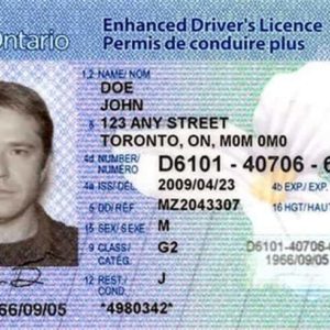 Fake Canadian Drivers License for Sale