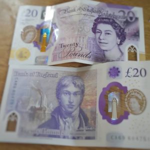 Counterfeit GBP 20 Bills