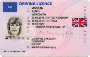 uk driver's license