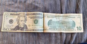 Counterfeit currency